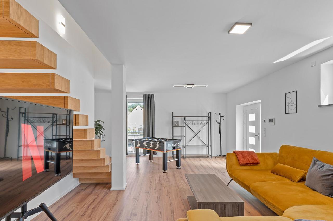 Golden Home With Barbecue, Yoga, Football Table Sinsheim Buitenkant foto